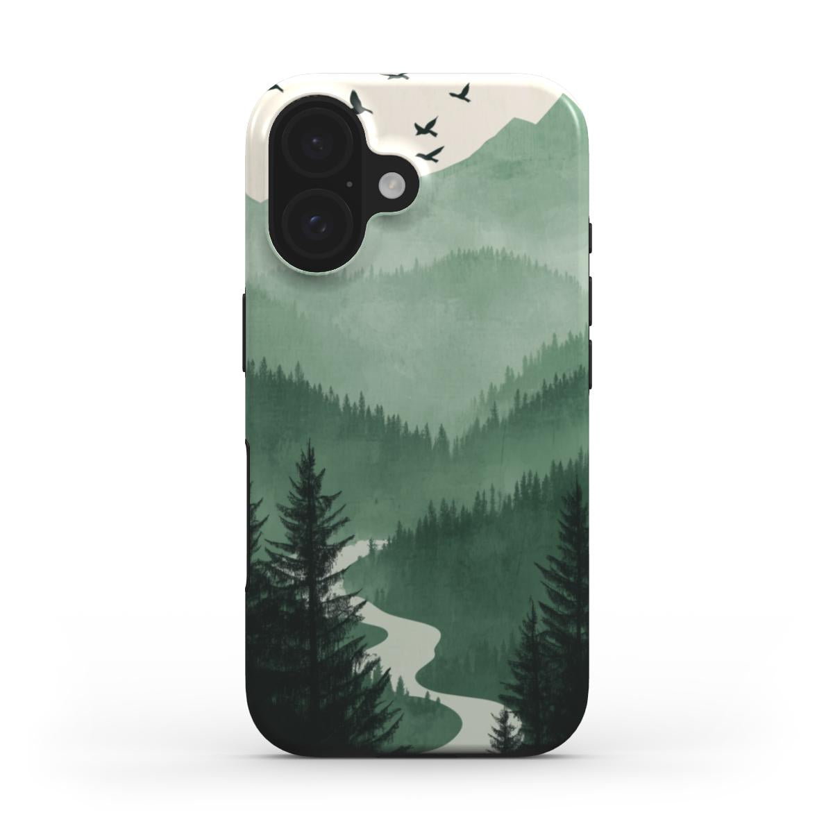 Emerald Horizons Tough Phone Case