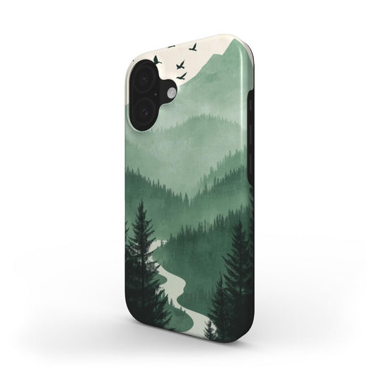 Emerald Horizons Tough Phone Case