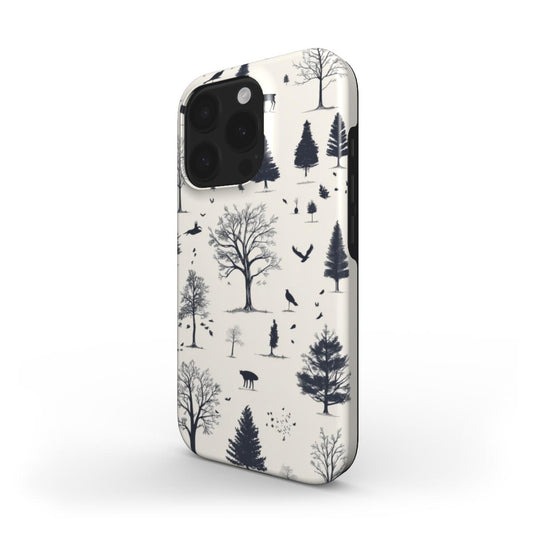 Forest Silhouettes Tough Phone Case
